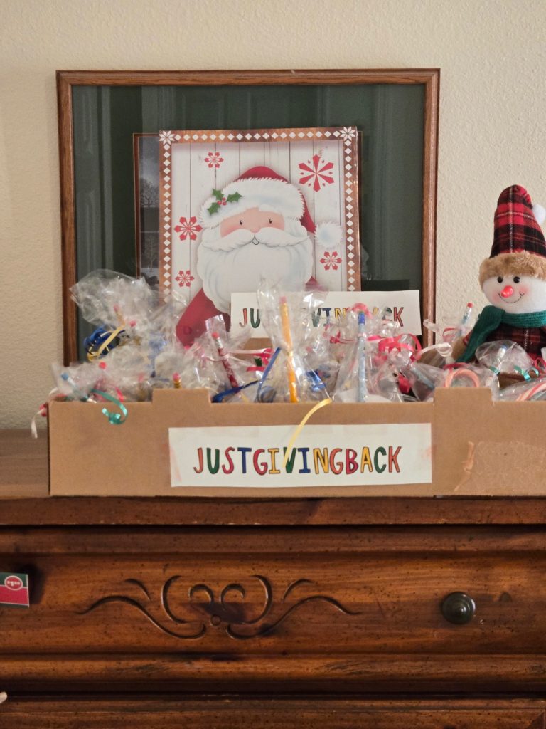 Incentive bags we made for the kids