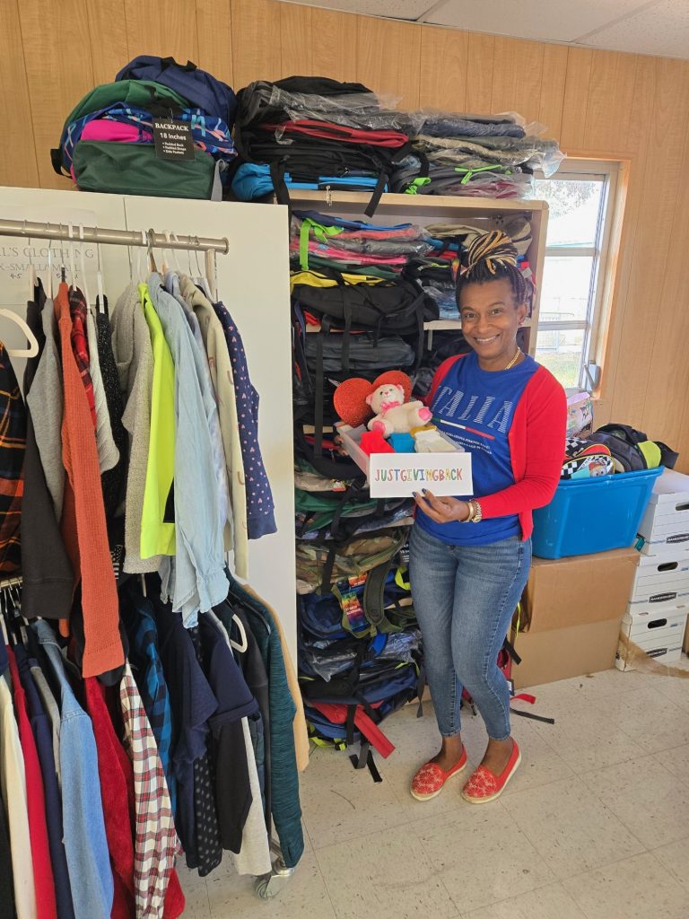 Just Giving Back, items donated